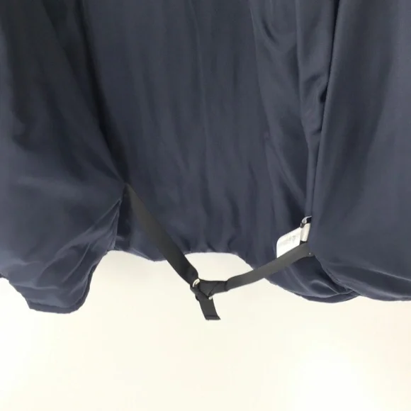Stampd Mens Bomber Jacket Full Zip Hidden Pockets Blue Interior Straps Sz XXL